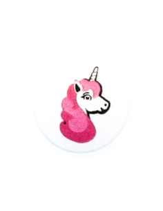Polyesterknopf Öse 18 mm Einhorn - Prym
