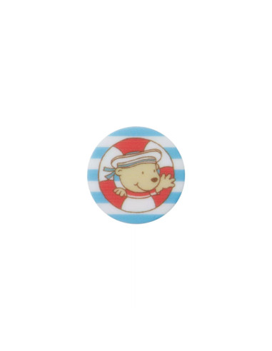 Polyesterknopf Öse 18 mm Pitzelpatz - Prym 0090 - mehrfarbig rettungsring