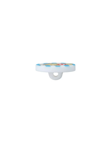 Polyesterknopf Öse 18 mm Pitzelpatz - Prym 0904 - mehrfarbig gestreift