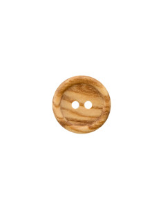 Holzknopf 2-Loch 18 mm - Prym 0016 - beige