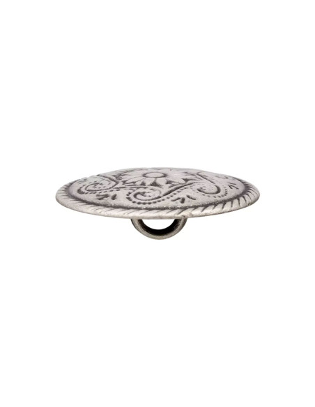 Metallknopf Öse 20 mm Edelweiss Trachten - Prym 0083 - altsilber