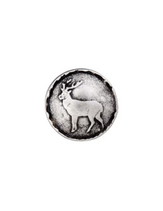 Metallknopf Hirsch 25 mm Öse - Prym