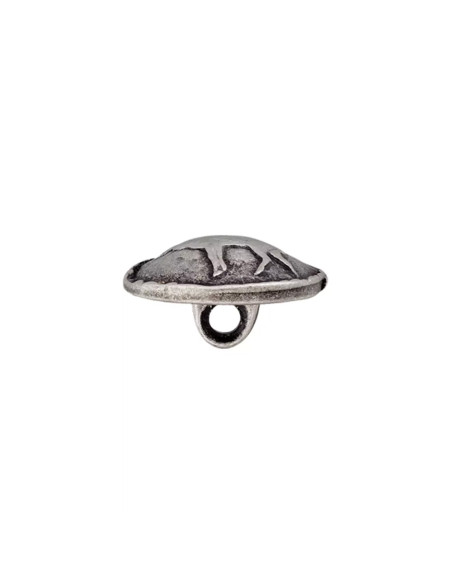 Metallknopf mit Öse Hirsch 25 mm - Union Knopf