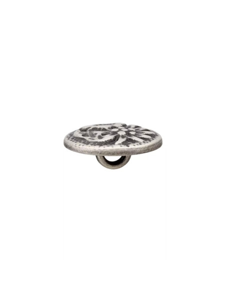Metallknopf Blumen Trachten 15 mm Öse - Prym