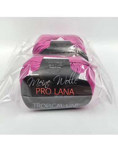 2 Knäuel Tropical Uni - Prolana 41 - beere