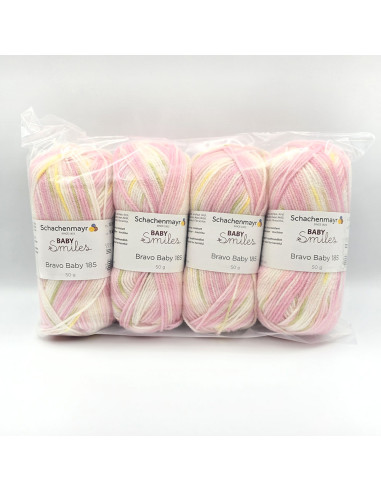 4 KNäuel Bravo Baby 185 - Baby Smiles - Outlet