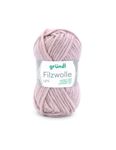 Filzwolle uni - Gründl 51 - beigebraun