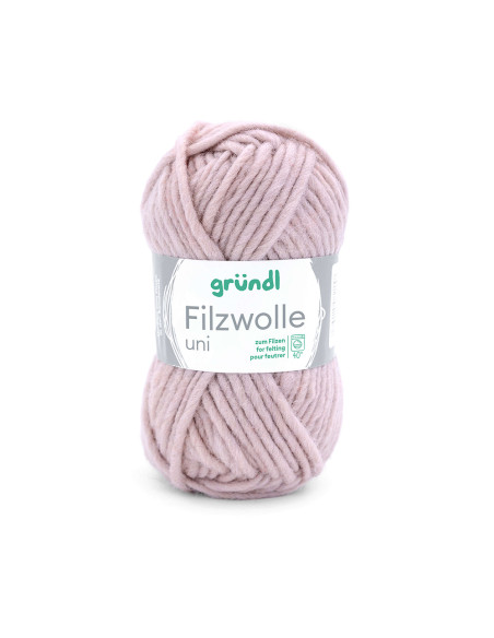 Filzwolle uni - Gründl 51 - beigebraun