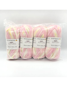 4 KNäuel Bravo Baby 185 - Baby Smiles  0196 - Outlet