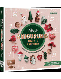 Mini-Amigurumis Adventskalender Weihnachten im Wald - EMF