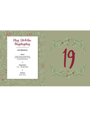 Mein Adventskalender-Buch Stickzauber - EMF