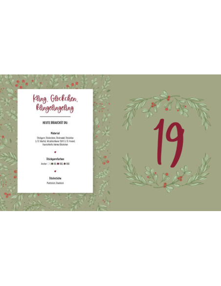 Mein Adventskalender-Buch Stickzauber - EMF