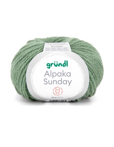 Alpaka Sunday - Gründl 10 - moosgrün
