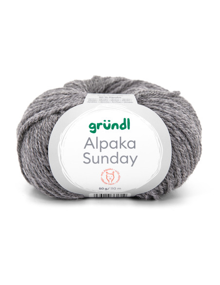 Alpaka Sunday - Gründl 17 - steingrau