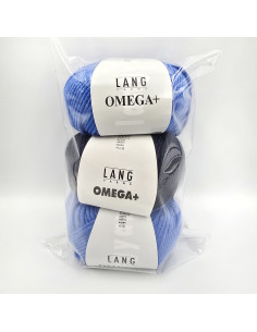 3 Knäuel Omega  plus Lang Yarns - Outlet