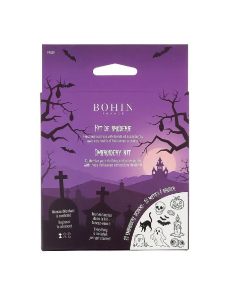 Stickset Halloween-Motive wasserlöslich - Bohin France