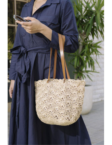 Eco Vita Raffia Buch 4 Sommertaschen Häkelanleitungen - DMC