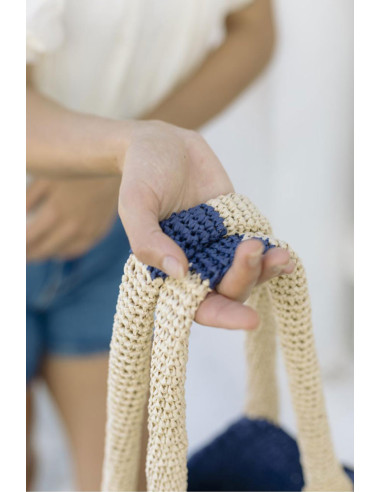 Eco Vita Raffia Buch 4 Sommertaschen Häkelanleitungen - DMC