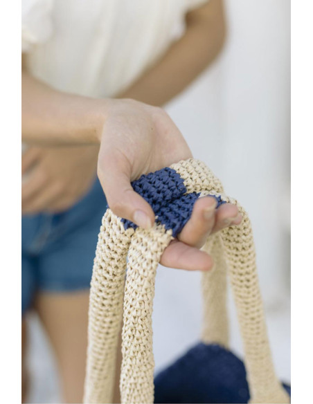 Eco Vita Raffia Buch 4 Sommertaschen Häkelanleitungen - DMC