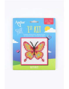 Kreuzstich-Set Schmetterling - Anchor