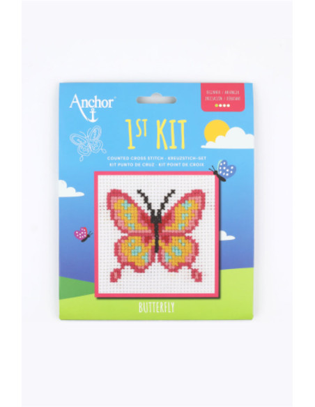 Kreuzstich-Set Schmetterling - Anchor