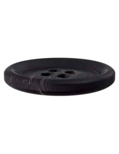Polyesterknopf schwarz 28 mm 4-Loch - Prym