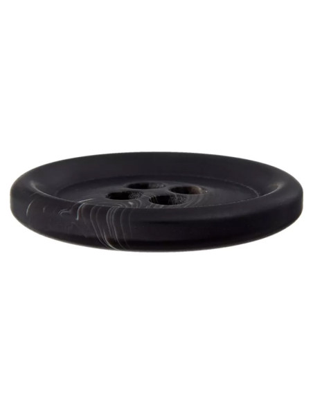Polyesterknopf schwarz 28 mm 4-Loch - Prym
