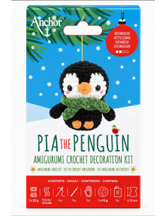 Amigurumi-Set Pia der Pinguin - Anchor