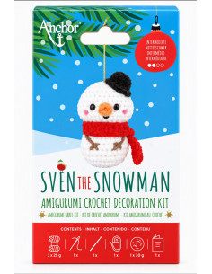 Amigurumi-Set Sven der Schneemann - Anchor