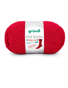 Hot Socks XMAS uni 4-fach mit Glitter - Gründl