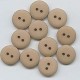 Universalknopf 15mm 2-Loch 783 - matt beige