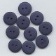 Universalknopf 15mm 2-Loch 570 -  matt marine blau