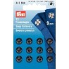 Druckknöpfe 9 mm schwarz - Prym