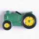 Kinderknopf Traktor grün 25 mm - Dill