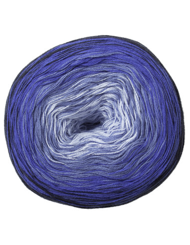 Woolly Hugs - BOBBEL Cotton 24 - hellblau/jeans/royal/marine