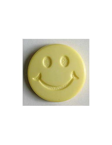 Kinderknopf Smiles 15 mm - Dill 74 - gelb