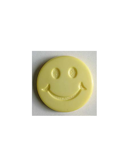 Kinderknopf Smiles 15 mm - Dill 74 - gelb