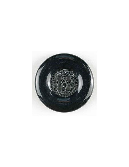 Modeknopf schwarz rand 23 mm 4-Loch - Dill